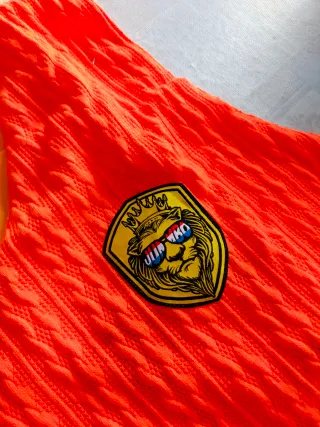 Chaleco Deportivo Jumbo Naranja y Amarillo