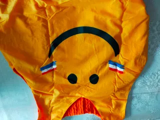 Chaleco Deportivo Jumbo Naranja y Amarillo