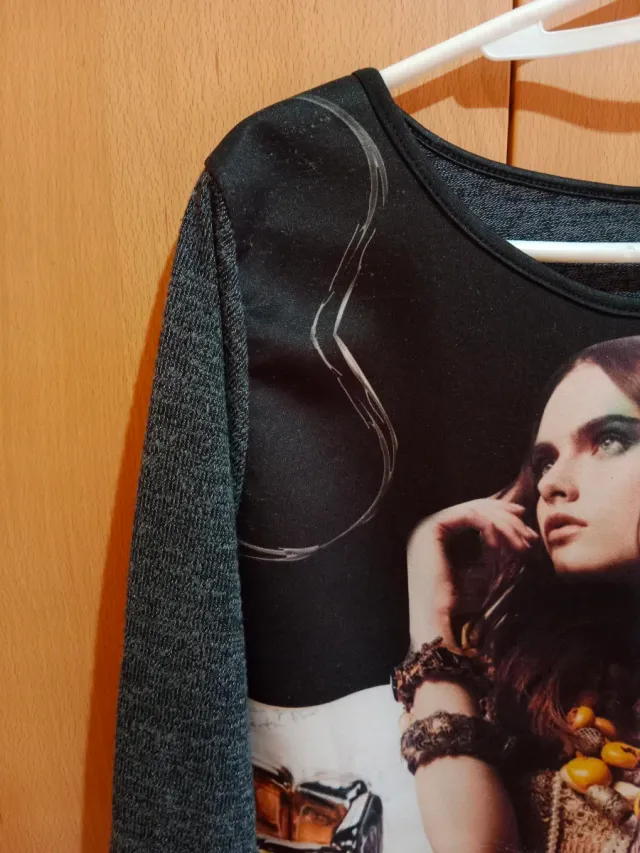 Jersey estampado mujer talla única
