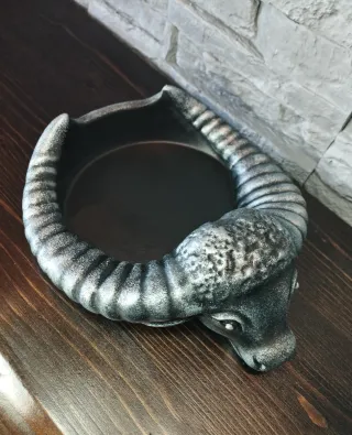 Svuotatasche Testa di Bufalo Design