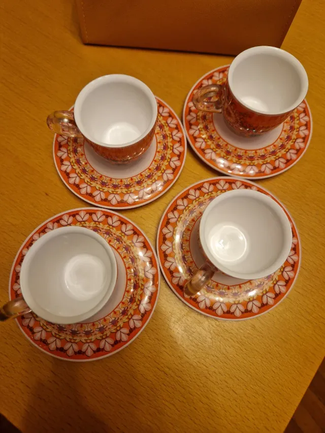 Set 6 Tazzine Caffè Multicolor in melanina