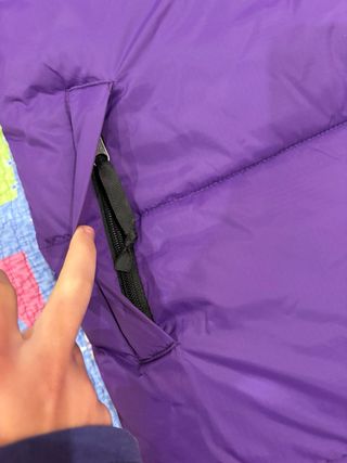 Cazadora The North Face Morada y Negra