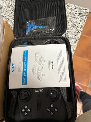 Dron 4DRC Azul y Negro con Control