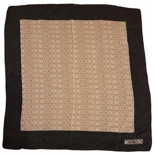 Foulard Moschino Beige e Nero