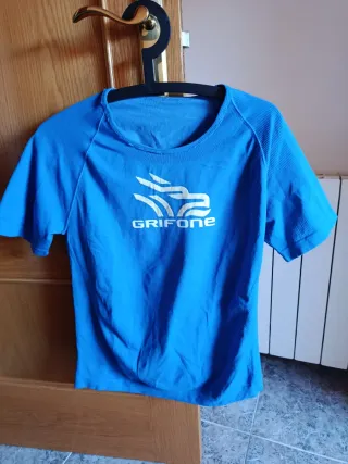 Camiseta Grifone Azul Tejido térmico