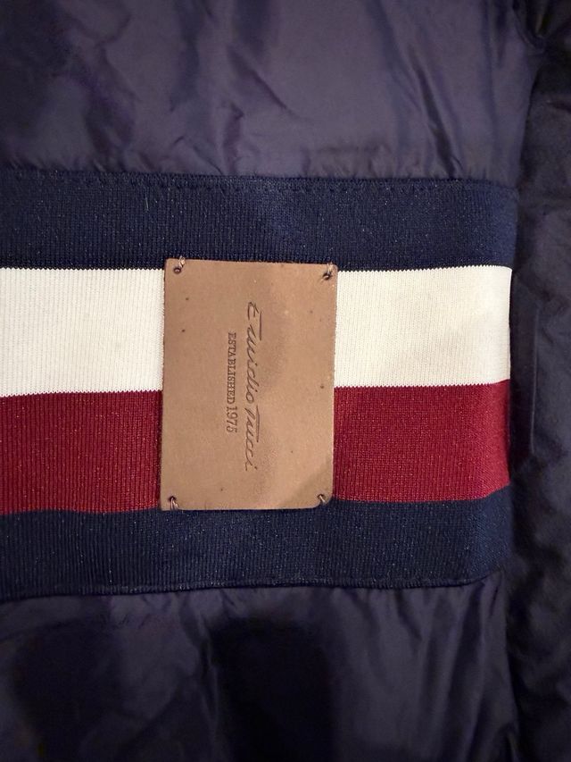 Chaleco Emidio Tucci Azul Talla 68