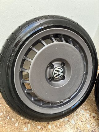 Llantas Ronal R50 16x7,5 Gris Antracita con gomas