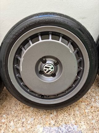 Llantas Ronal R50 16x7,5 Gris Antracita con gomas