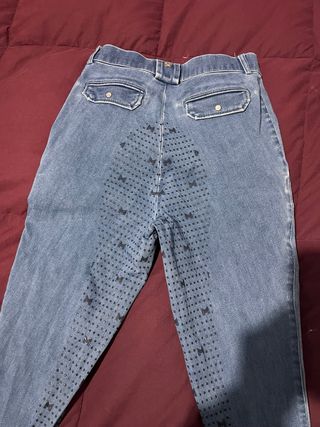 Pantalón de montar con estampado tipo vaquero