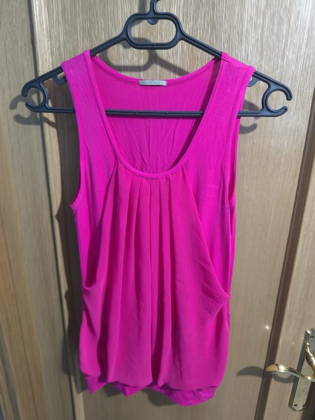 Camiseta Intimissimi Rosa Fruncida