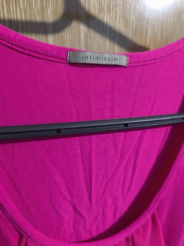 Camiseta Intimissimi Rosa Fruncida