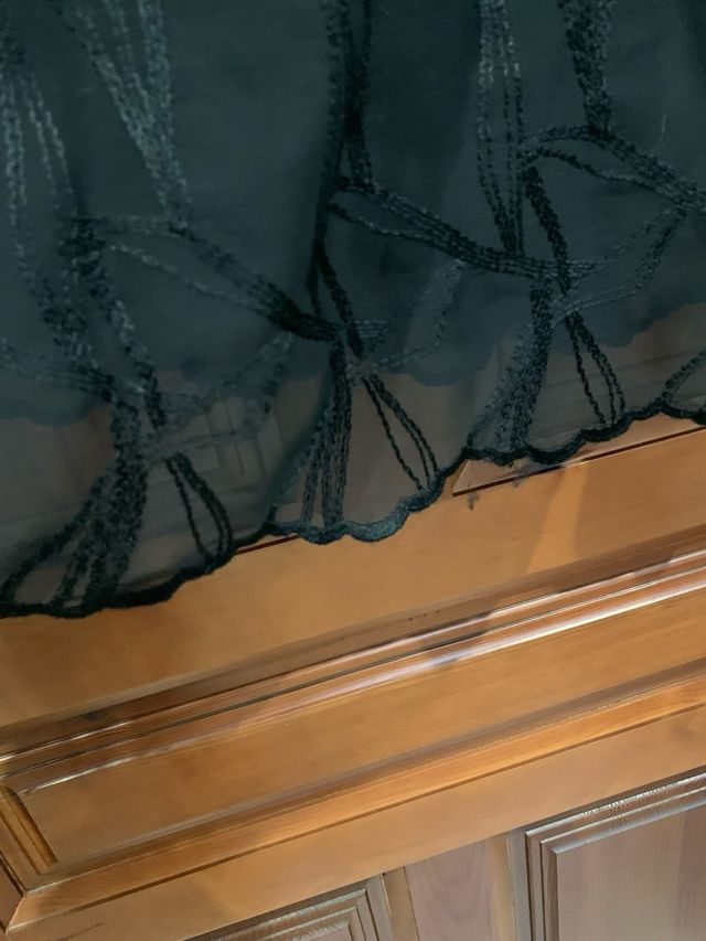 Blusa de transparencias negra