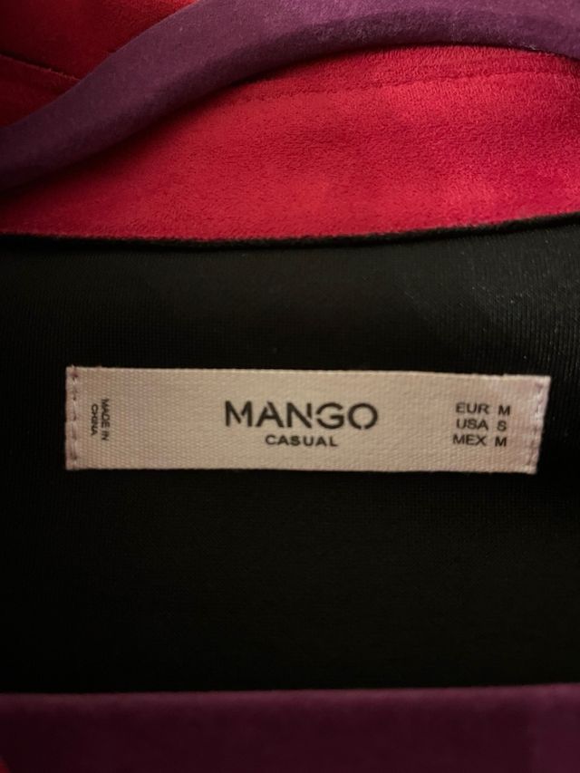 Cazadora roja Mango Talla M