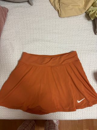 Falda Nike pádel/tenis naranja
