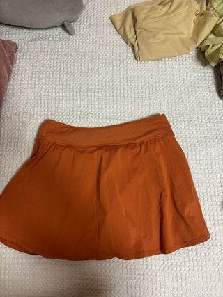 Falda Nike pádel/tenis naranja