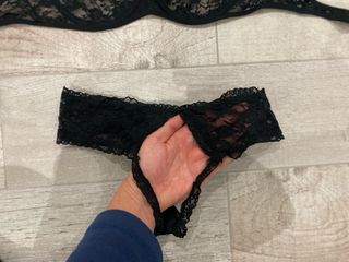 Conjunto lencería sexy encaje negro