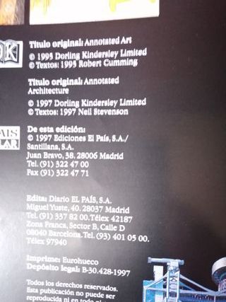 Guía visual de pintura y arquitectura El País.