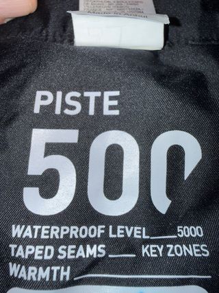 Pantalón de esquí Wedge niña negro Piste 500