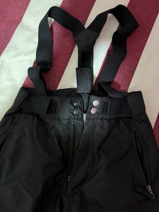 Pantalón de esquí Wedge niña negro Piste 500