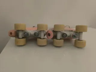 Patines artísticos Oxelo rosas talla 31