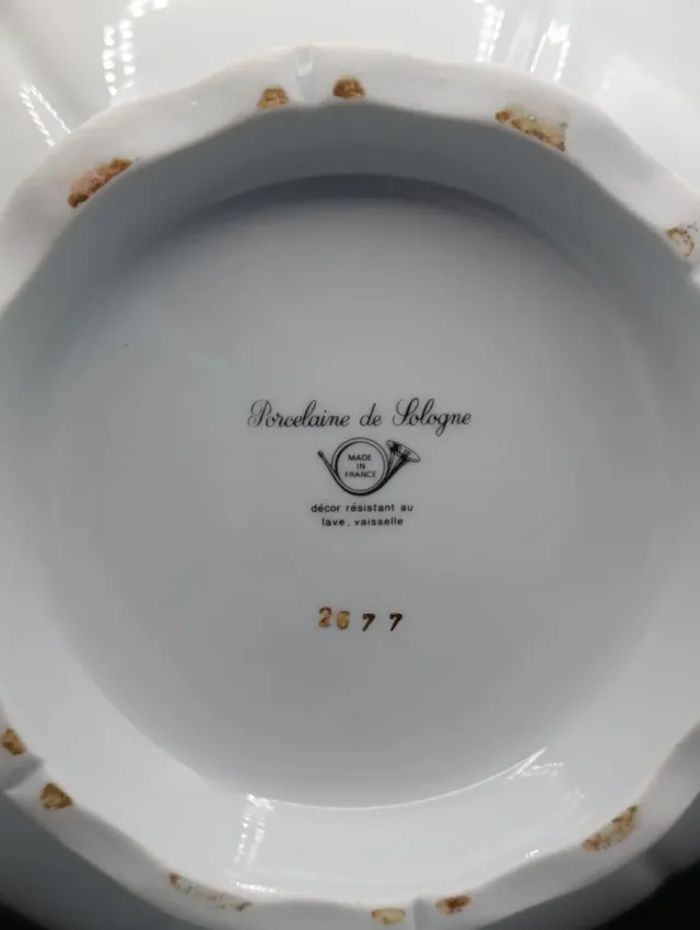 Sopera porcelana Limoges de Sologne