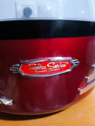 Palomitera Eléctrica Retro Roja