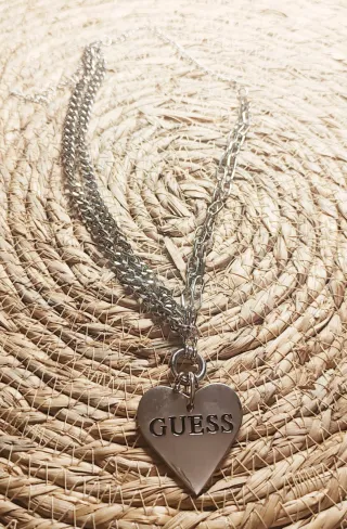 Colgante Guess Corazón Plata acero