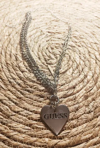 Colgante Guess Corazón Plata acero