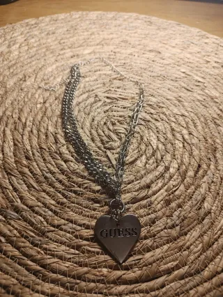 Colgante Guess Corazón Plata acero