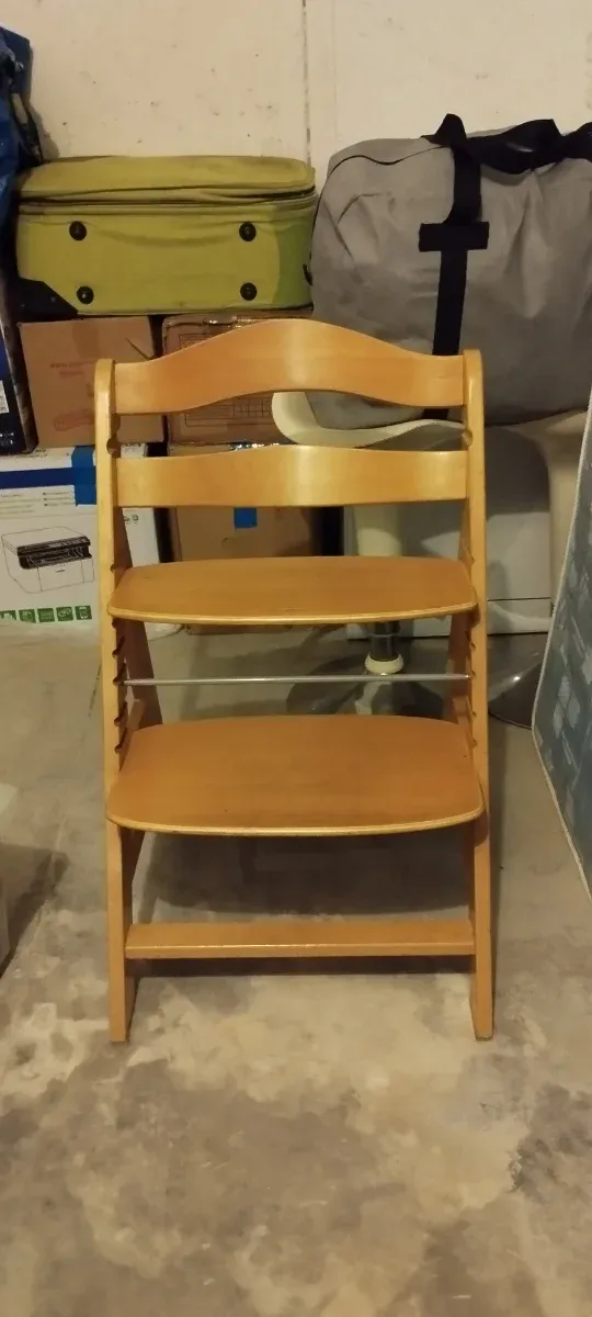 Trona/Silla bebé madera