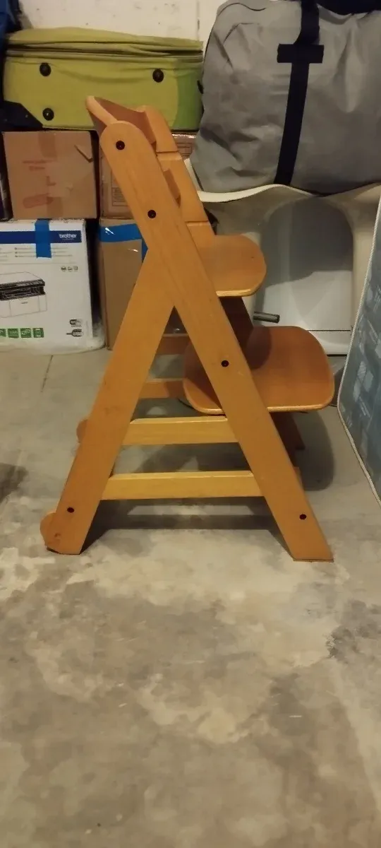 Trona/Silla bebé madera