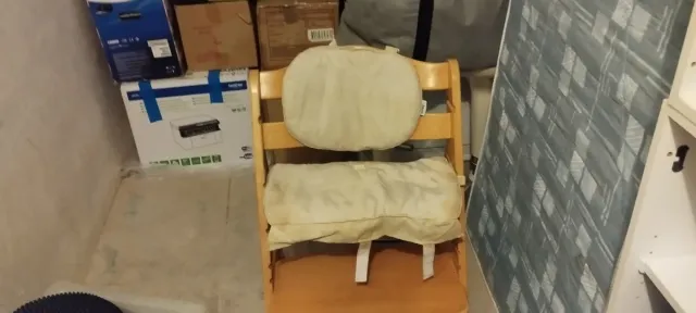 Trona/Silla bebé madera