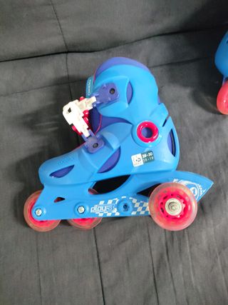 Patines Decathlon para niño con protecciones