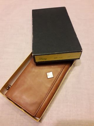 Portafoglio donna vintage pelle marrone