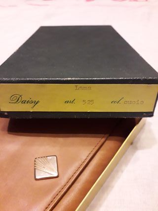 Portafoglio donna vintage pelle marrone