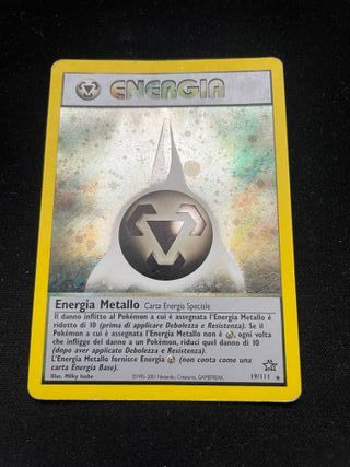 Energia Metallo 19/111 Neo Genesis Pokemon TCG Ita