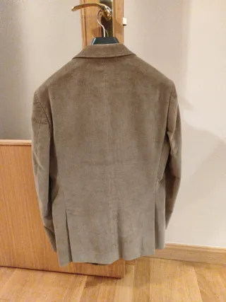 Americana pana marrón Hombre Easy Wear Talla 46