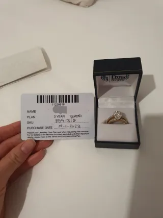 Anillos de diamantes y oro 9K Proud's