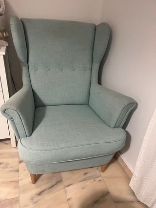 Divano a orecchio celeste Butacón