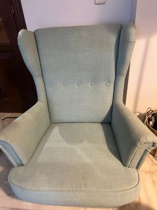 Divano a orecchio celeste Butacón