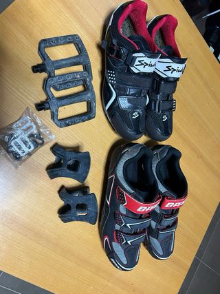 Zapatillas Ciclismo Spiuk y B-Pro. Talla 45
