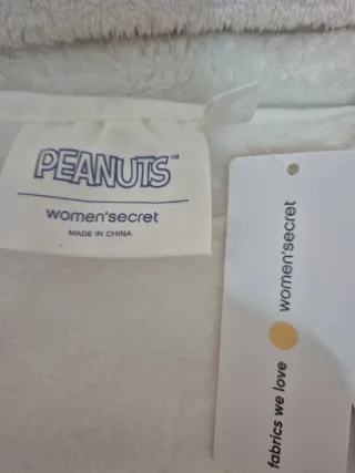 Pijama Women'secret Rosa y Blanco