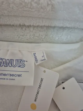 Pijama Women'secret Rosa y Blanco