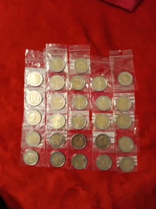 Set 27 monete 2 euro