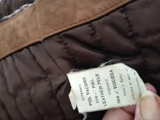 Chaqueta polipiel caballero