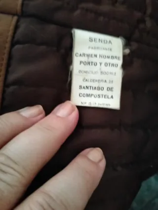 Chaqueta polipiel caballero