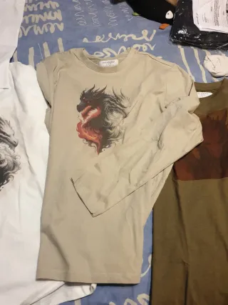 Camisetas manga corta o larga. Coleccion Dragón