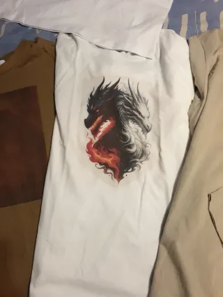 Camisetas manga corta o larga. Coleccion Dragón