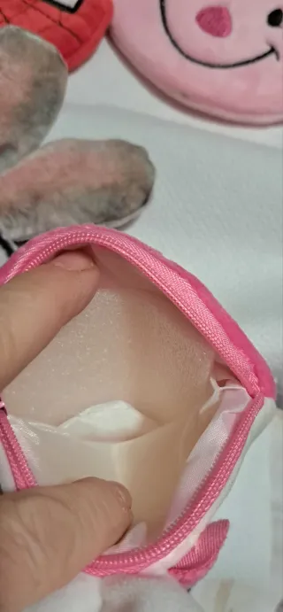 Portachiavi con zip Stitch, Piglet, Judy, Spiderma