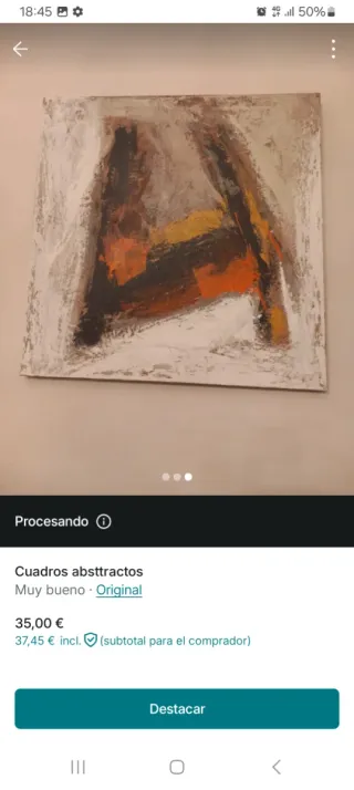 2 quadri astratti moderni